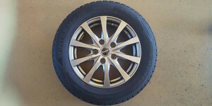 中古スタッドレスタイヤセット　185/65R15 ダンロップウインターマックス02 2023年製　ホンダフリードGB7