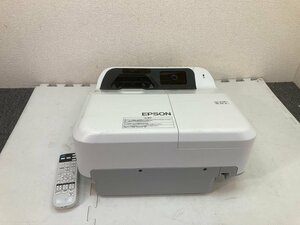 2934-O★EPSON 超短焦点ビジネスプロジェクター★EB-685WT★ランプ点灯時間 高1852ｈ低45ｈ★簡易動作確認済中古★