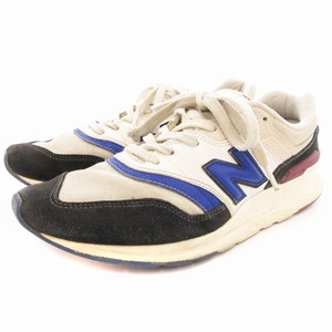 ニューバランス NEW BALANCE スニーカー シューズ 28.0cm 白 ホワイト 青 ブルー CM997HXV /BL 1016 メンズ