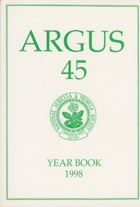 ■ARGUS 45 Yearbook（会報）1998 検：プリムラ・さくらそう・オーリキュラ・アリオニー・プリムローズ