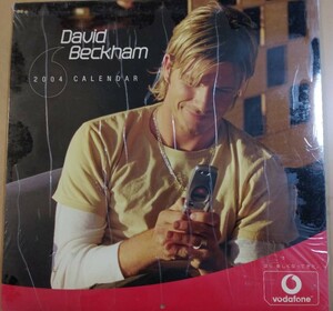 ★☆(送料込み) ★ （新品・未使用） 非売品★vodafone★2004 David Bechham /ベッカム オフィシャルカレンダー (No.2186)☆★