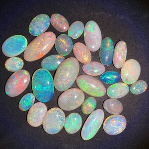 1円〜!!遊色効果!!☆天然オパールおまとめ100.5ct☆j 約20.1g ルース 裸石 宝石 ジュエリー jewelry opal w5 す24