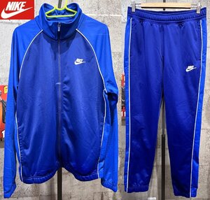 美品 ナイキ ジャージ 上下セットアップ ブルー M メンズ NIKE