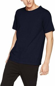 【未使用】[ヘインズ] Tシャツ カラーズ Colors クルーネック 丸首 重ね着 RECOVERJersey HM1-P101 メンズ ネイビー S【アウトレット】3909