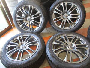 美品235/50R18 101H 2022年製PIRELLI STUDLESS 5H 18x8J ET45 PCD114.3 アルミホイール付きれいな４本セット☆☆☆☆