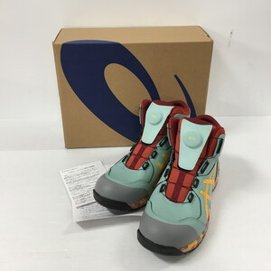 TEI【中古】asics アシックス WIN JOB CP３０４ BOA ライトセラドン/タイガーイエロー ３０ｃｍ 安全靴〈127-241228-YO-16-TEI〉