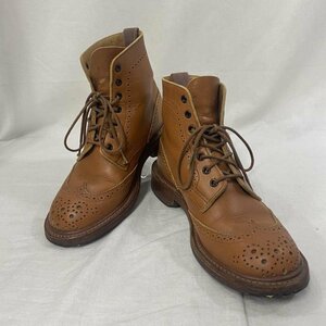 トリッカーズ 5180 MALTON COUNTRY BOOT ウィングチップ ブラウン SIZE:5 1/2 ブーツ ブーツ 24.0cm 茶 / ブラウン 無地