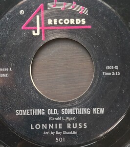 Lonnie Russ Something Old Something New 45