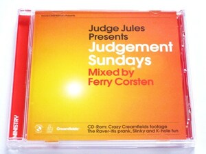 【トランスコンピ】フェリー・コーステン／Judgement Sundays (UK盤CD) ■非売品■ Ferry Corsten / Moogwai / Judge Jules / Ministry