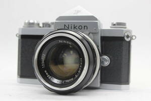 【返品保証】 ニコン Nikon F アイレベル Nikkor-S 50mm F1.4 ボディ レンズセット s7328