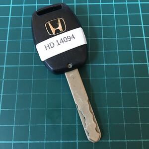 HD14094 点灯あり V刻印 希少 ホンダ キーレス 2B 2ボタン オデッセイ フィット エリシオン ストリーム CR-V等 GE6 RR1