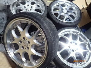 ブラバスタイプ ベンツ CLS W213 W219 19x8.5J 19x9.5J PCD112 +25 社外 アルミ 4本 