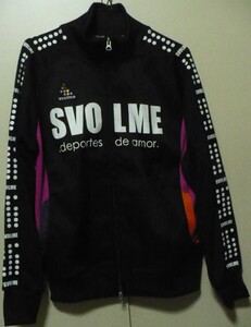 美品　svolme(スボルメ)製ジャージ×ツイルトップス　上のみ　Ｓ　黒