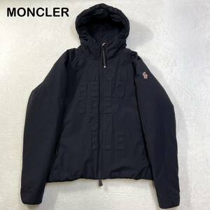 ☆美品☆ MONCLER KRIMMLER 3Dロゴ　中綿入り　ナイロンジャケット　ダウンジャケット　肉厚マウンテンパーカー　メンズ