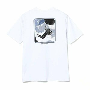 1000円スタート　パタゴニア patagonia Tシャツ　半袖　丸首　絵柄　背中イラスト　コットン　男女兼用　XS-3XL　サイズ選択可能　TT257