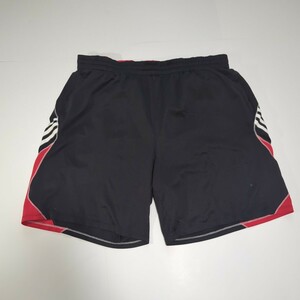 ☆ adidas　アディダス　ショートパンツ　ハーフパンツ　Lサイズ　サッカー　メンズ　フットサル　ランニング　ジャージ　速乾　ブラック