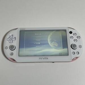 【動作確認済み】SONY ソニー PlayStation プレイステーション PSVITA Vita ヴィータ PCH-2000 ピンク ホワイト 本体