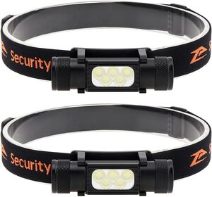 2 SecurityIng ヘッドライト 充電式 LED 明るい ヘルメットライト 2420ルーメン 防水 ヘッドランプ 防塵 9