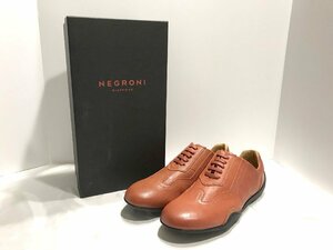 ■【YS-1】 美品 ■ ネグローニ NEGRONI ■ ドライビングシューズ 24.5cm ■ ブラウン 茶系 ■ 元箱有 【同梱可能商品】■D