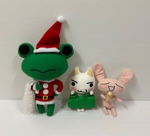 どこでもいっしょ　トロ　ぬいぐるみ　エコバッグ　リッキー　クリスマス　ぬいぐるみ　ジュン　セット