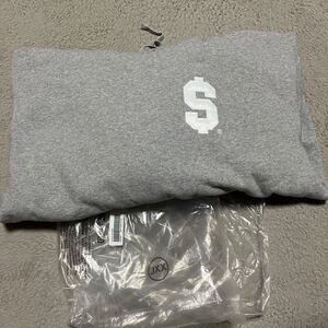 24ss Supreme ドル　Hooded Sweatshirt パーカー　スウェット　XXL GREY 