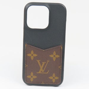 95953★1円スタート★LOUIS VUITTON ルイヴィトン 新品同様美品 バンパー iPhoneケース 22年製 スマホカバー モノグラム スマホケース