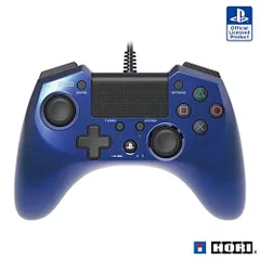 【中古】【連射機能搭載】ホリパッドFPSプラス for PS4 ブルー