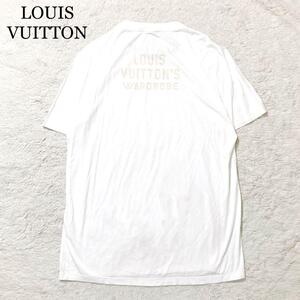 【極美品】LOUIS VUITTON Tシャツ 半袖 白 ワードローブ XL