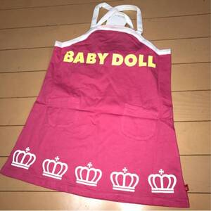 新品◆ベビードールBABY DOLL◆キャミソールワンピース◆110ピンクイエロー