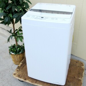 【T2982】セール価格！　AQUA　洗濯機　4.5㎏　AQW-S4MBK　2023年製　美品です