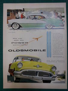 i即決【mid-century advertising/LIFE/POST/広告156】OLDSMOBILE/オールズモビル/自動車//ミッドセンチュリー/アメリカンカルチャー