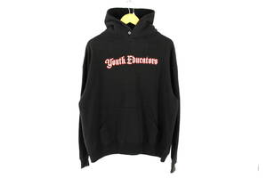 JERZEES ビンテージ SUPER SWEATS プルオーバー スウェット フーディー パーカー L ブラック 黒 youth educators