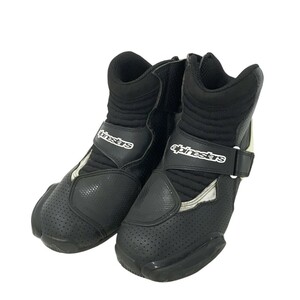 alpinestars アルパインスターズ SMX-1 R レザー ライディングシューズ ブラック系 EUR42 [240101305741] バイクウェア メンズ