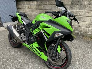 ニンジャ２５０A　NINJA250 EX250L、書類、鍵付き レストアベースor部品取り車　画像現状車