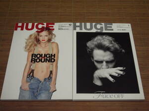 HUGE ヒュージ No.075・076 ROUGH&ROUND／Face OFF　2010年12月号／2011年1月号