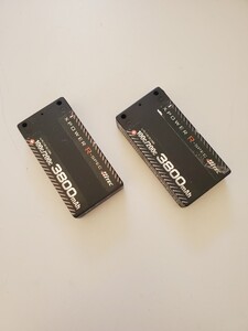 ハイテック　 XPOWER R-SPEC 100C/200C 3800mAh リポバッテリー 2本　② 匿名配送