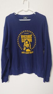 ヒステリックグラマー　HYSTERIC GLAMOUR　トレーナー スウェットトレーナー　サイズＭ　送料無料