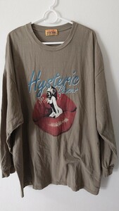 ヒステリックグラマー HYSTERIC GLAMOUR　ロンT　 長袖Tシャツ　サイズFree　送料無料