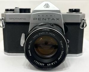 PENTAX/ペンタックス SPOTMATIC/スポットマティック SP フィルムカメラ ボディ SUPER-TAKUMAR 1:1.8/55 レンズセット 