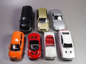 1/72 ミニカー 7台 カプセルエムテック ヤトミン リアルX YUJIN 等 三菱ギャラン GTO RAV4 ホンダ エリシオン BMW Z８ クーペ 等