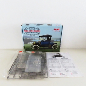 T08-P09 未組立 ICM ハセガワ 1/24 Ford Model T 1913 Roadster American Passenger Car T型 フォード ロードスター プラモデル