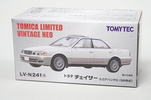 新品 トミカリミテッドヴィンテージネオ 1/64 トヨタ チェイサー 3.0アバンテG 98年式 白/銀 LV-N241a