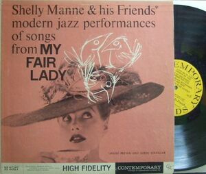 ３枚で送料無料【米Contemporary mono】Shelly Manne/My Fair Lady (Andre Previn)