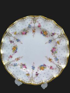 26CM 良品◇自宅保管 ロイヤルクラウンダービー ロイヤルアントワネット プレート Royal Crown Derby Antoinette