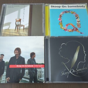 【送料込み】Skoop On Somebody『Shining Days』『Q』『Smile Again』『遠くても 遠くても』DVD付き 4枚セット