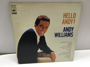 試聴済 LP HELLO ANDY!／ANDY WILLIAMS 洋楽 見●盤