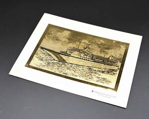 1662　金色プリント 船　ルウェージャン・クルーズライン NORWEGIAN CRUISE LINE