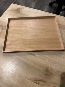 MUJI 無印良店　木製角型トレー　中サイズ