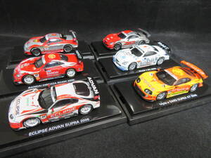 ビーズコレクション　1/64　レクサス　SC430　SGT　2006　４台、トヨタ　スープラ　SGT　2006　２台　計６台セット