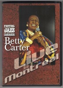 【DVD】Betty Carter / Live In Montreal